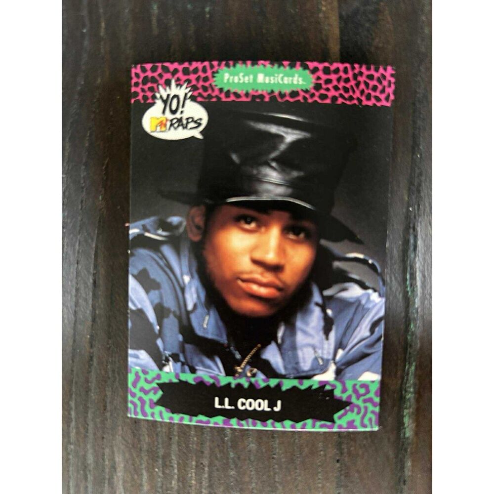 Proset Yo! MTV Raps Musicards Card LL Cool J RC 45